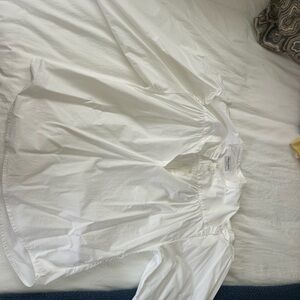 White Button-Up Blouse